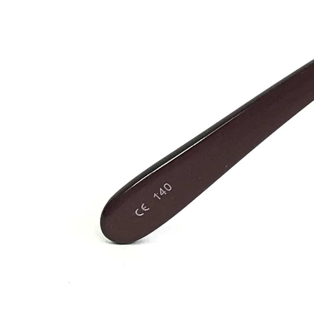 Modern Art Eyeglasses Frames A376 BURGUNDY Wire Rim Crystals 56-18-140
